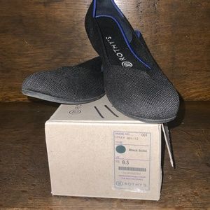 Rothy’s Black Flats, 8 1/2